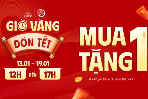 ƯU ĐÃI GIỜ VÀNG 12H - 17H | MUA 1 TẶNG 1