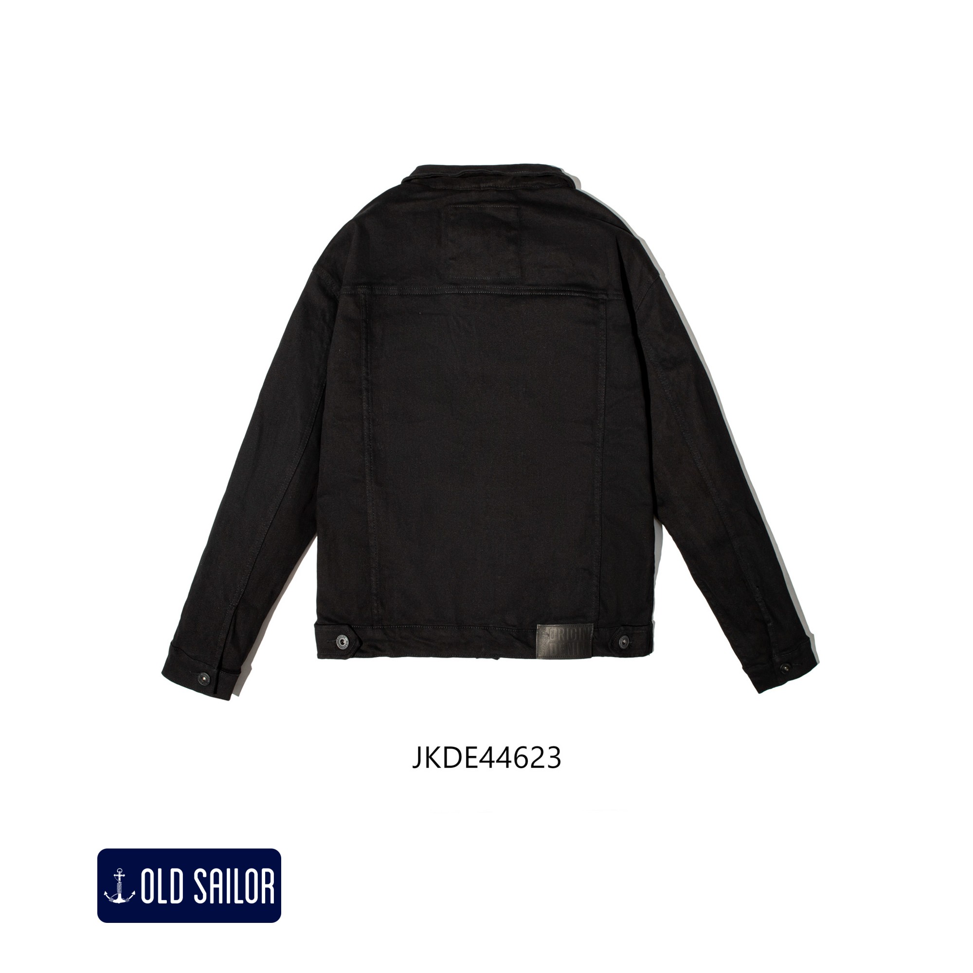 Áo khoác Jean Old Sailor  - O.S.L DENIM JACKET - RACH - BLACK - JKDE446231 - đen rách  big size upto 4XL