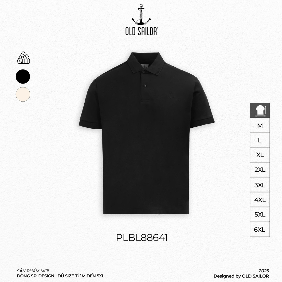 Áo Polo Marky Old Sailor - PLBL88641 - Big Size Upto 6XL