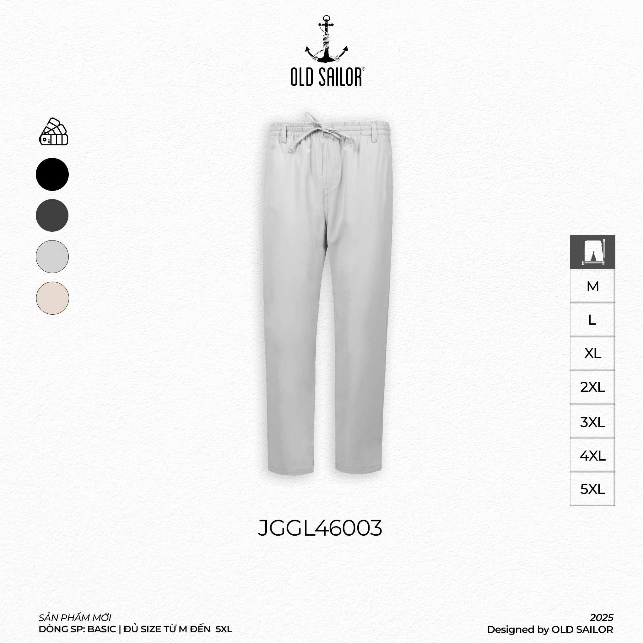 Polymer Easy Pants Old Sailor - JGGL46003 - Big Size Upto 5XL