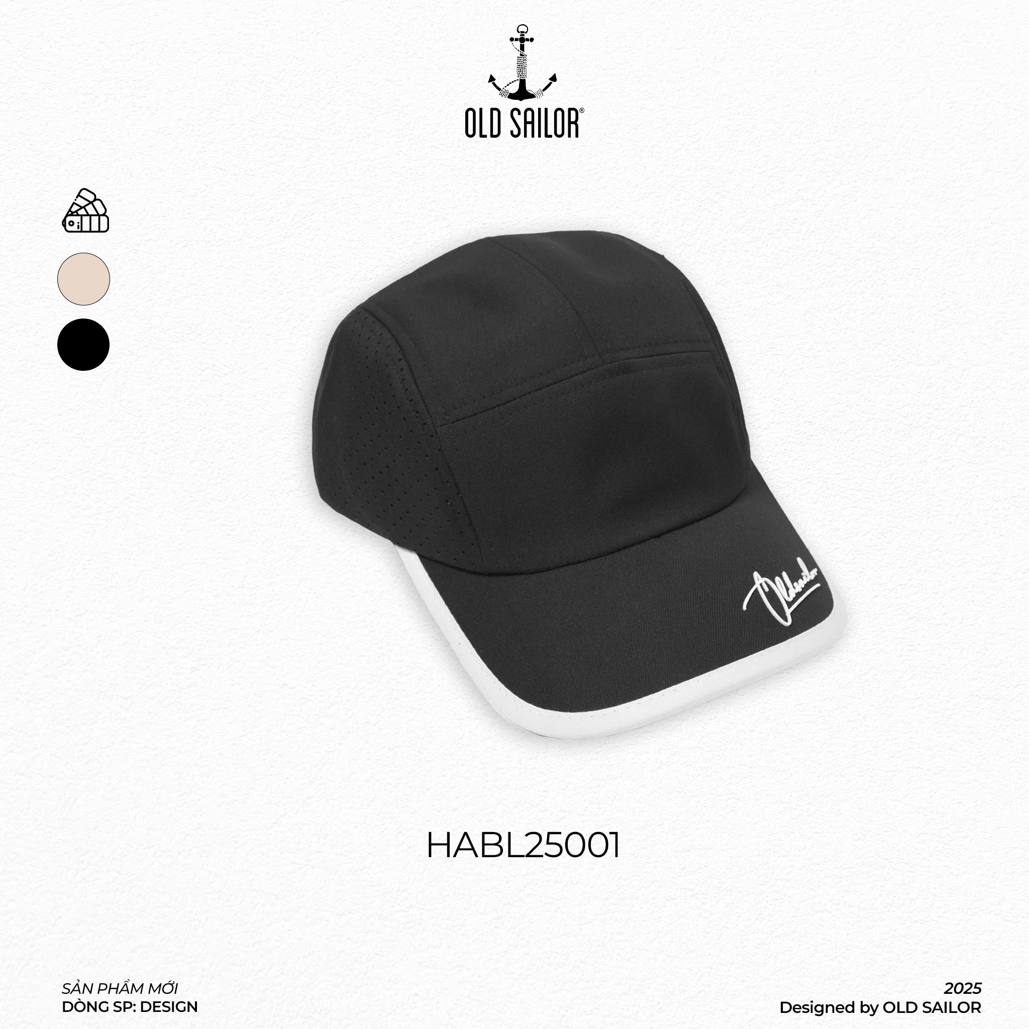 Nón Lưỡi Trai Peak Rim Old Sailor - HABL25001