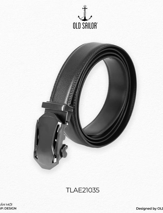 Thắt lưng office belt Old Sailor - TLAE21035 - 1m6 - black