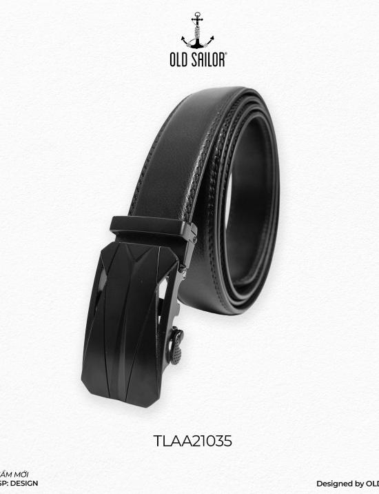 Thắt lưng office belt Old Sailor - TLAA21035 - 1m6 - black