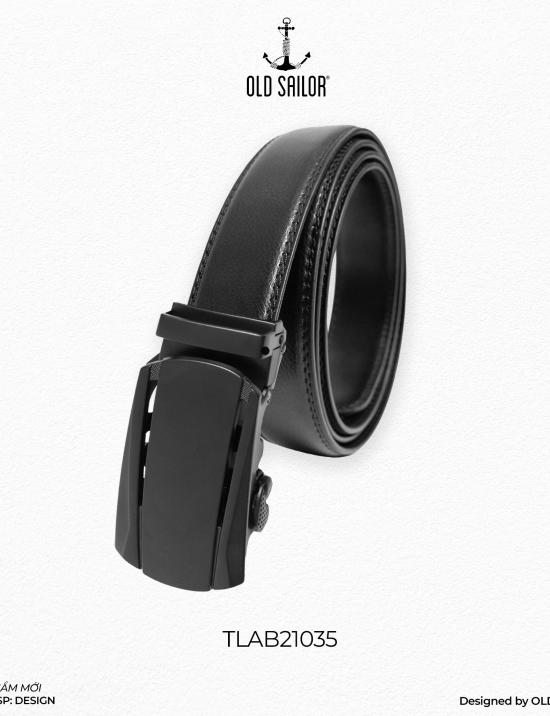 Thắt lưng office belt Old Sailor - TLAB21035 - 1m6 - black