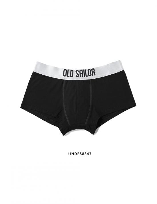Quần Boxer Old Sailor - O.S.L BOXER - BLACK UNDE883471 -  đen - big size upto 5XL