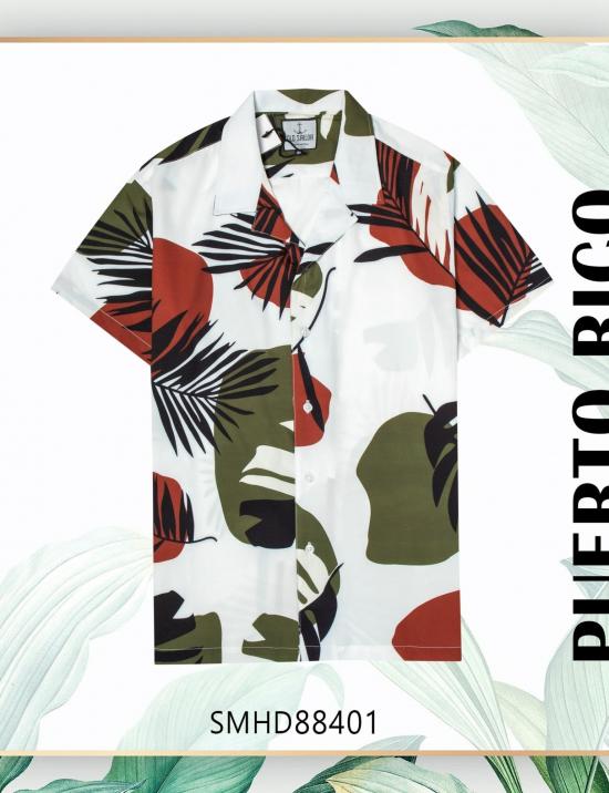 Áo sơ mi họa tiết Old Sailor - Puerto Rico Shirt O.S.L - SMHD884011 - big size upto 4XL