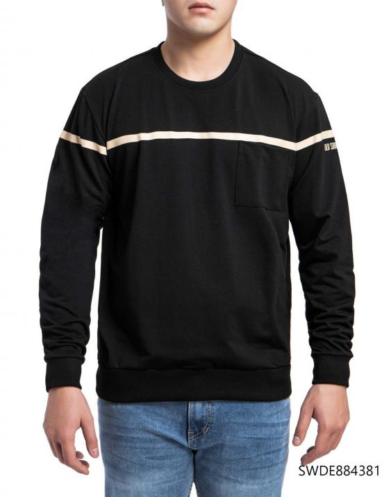 Áo sweater line Old Sailor - O.S.L SWEATERS LINE - BLACK - SWDE884381- đen - big size upto 4XL