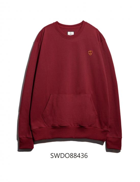Áo sweater có túi Old Sailor - LONG SLEEVED TEE O.S.L - RED - SWDO884361- đỏ rượu vang - big size upto 5XL