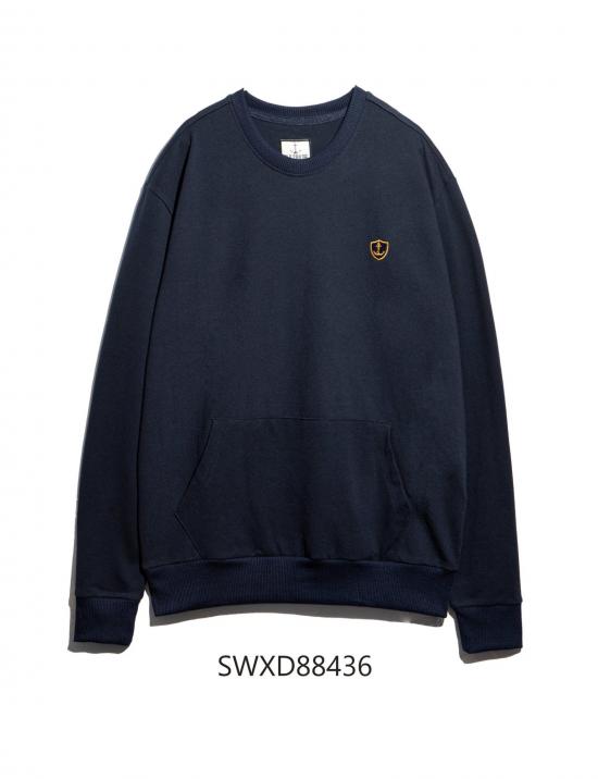 Áo sweater có túi Old Sailor - LONG SLEEVED TEE O.S.L - NAVY  - SWXD884361-  xanh đen - big size upto 5XL