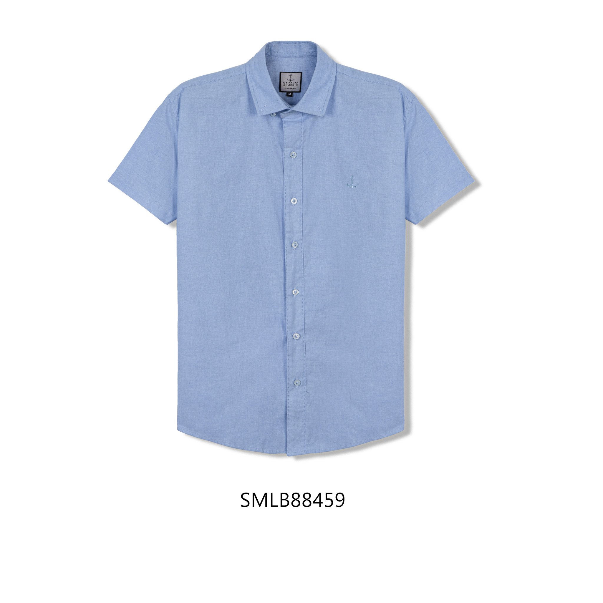 Áo Sơ Mi Oxford Tay Ngắn Old Sailor - O.S.L Oxford Shirt - Blue - Smlb88459  - Xanh - Big Size
