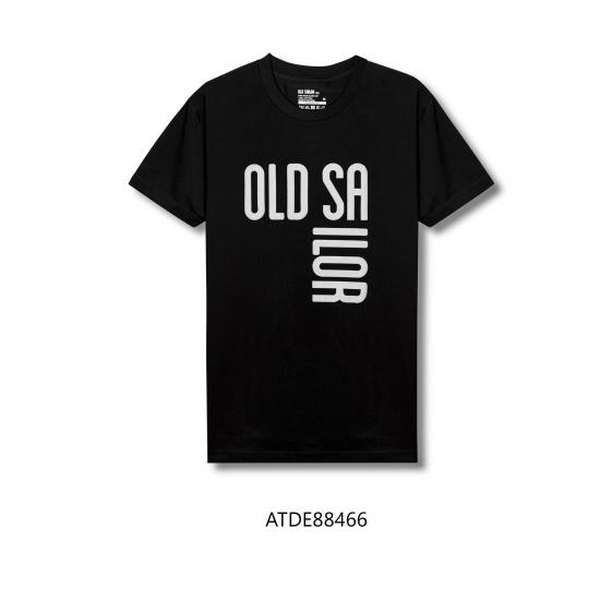 Áo thun graphic big logo Old Sailor - O.S.L CLASSIC BIG TEE - BLACK - ATDE88466 - đen - Big Size upto 5XL