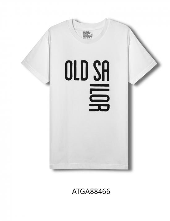 Áo thun graphic big logo Old Sailor - O.S.L CLASSIC BIG TEE - WHITE - ATGA88466 -trắng - Big Size upto 5XL
