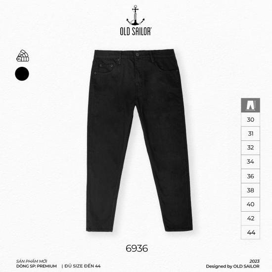 Quần Jeans Deep Black Form Carrot 95cm Old Sailor - 6936 - Big size upto 44