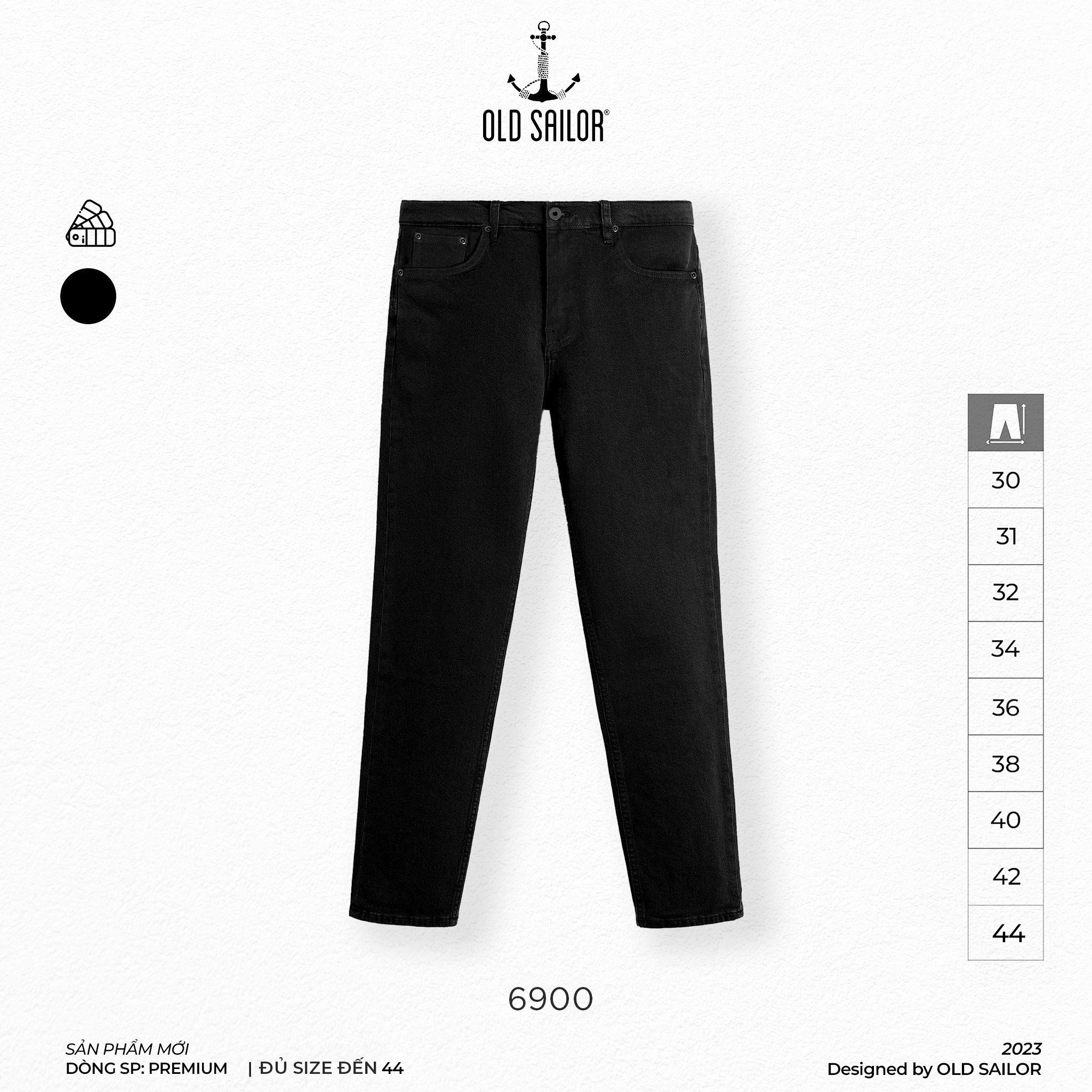 Quần Jeans Deep Black Old Sailor - 6900 - Big size upto 44