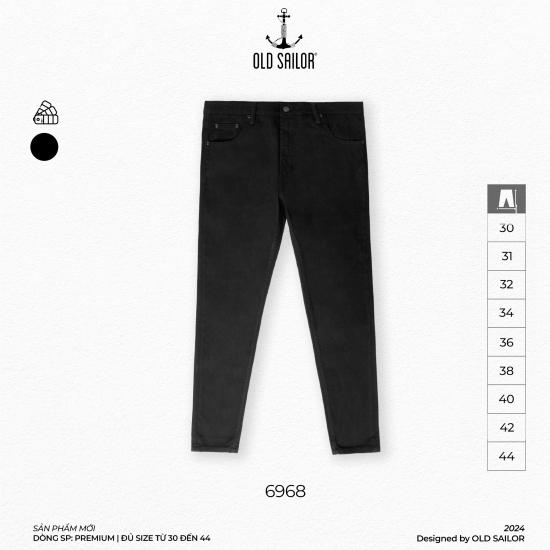 Quần Jeans Deep Black Form Carrot 95cm Old Sailor - 6968 - Big size upto 44