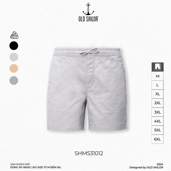 Quần Short Kaki Shark Old Sailor - SHMS31012 - Big Size upto 6XL