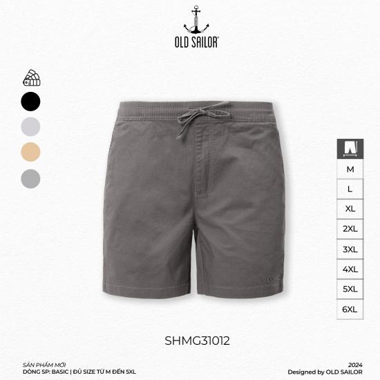 Quần Short Kaki Shark Old Sailor - SHMG31012 - Big Size upto 6XL