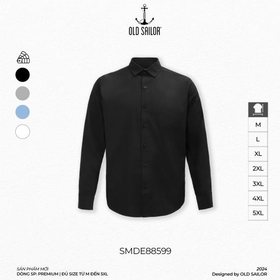 Áo Sơ Mi Vải Sợi Tre Old Sailor - SMDE88599 - Big Size Upto 5XL