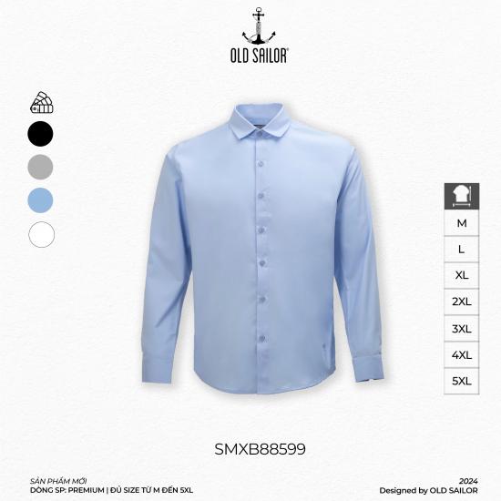 Áo Sơ Mi Vải Sợi Tre Old Sailor - SMXB88599 - Big Size Upto 5XL