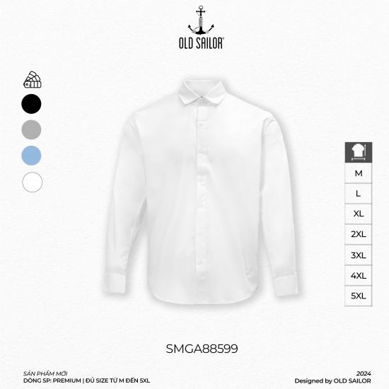 Áo Sơ Mi Vải Sợi Tre Old Sailor - SMGA88599 - Big Size Upto 5XL