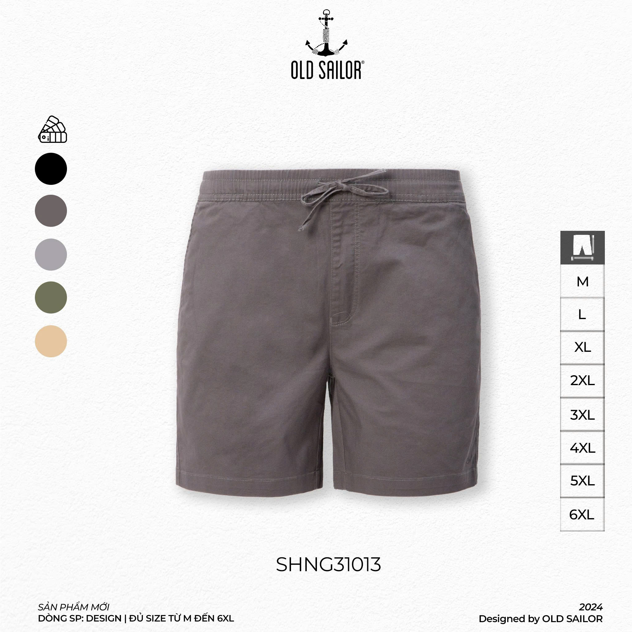 Quần Short Kaki Old Sailor - SHNG31013 - Big Size upto 6XL