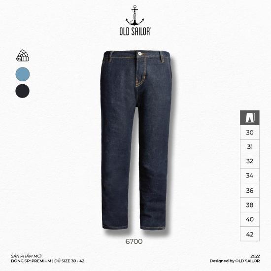Quần Jeans Premium Straight - 6700 - Big Size Upto 5XL