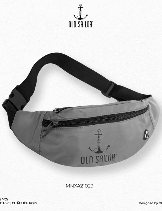 Túi đeo chéo Old Sailor - O.S.L CROSSDY BAG - GREY - MNXA21029