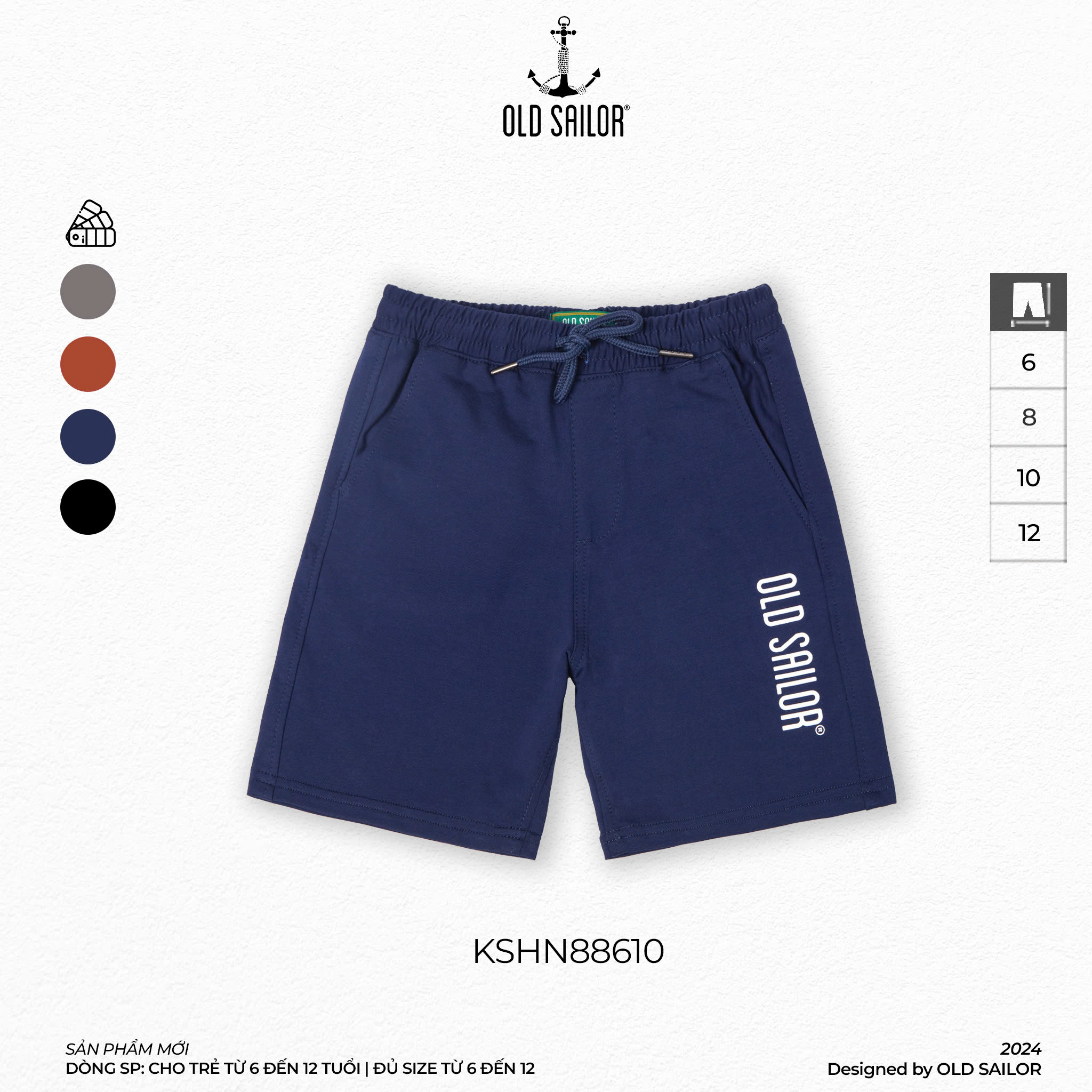 Quần Short Trẻ Em Old Sailor - KSHN88610