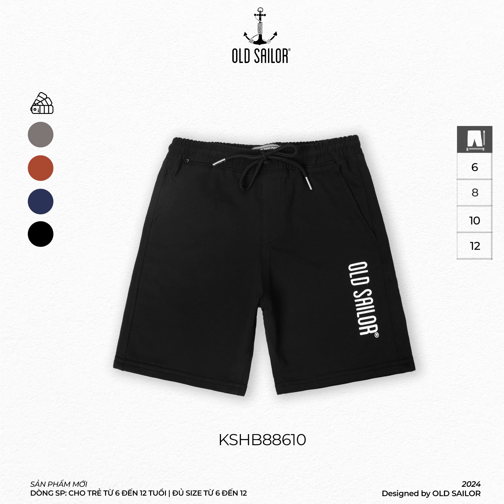 Quần Short Trẻ Em Old Sailor - KSHB88610