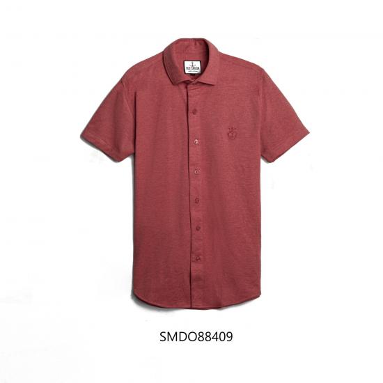 Áo sơ mi Polo OLD SAILOR - vải thun co giãn - O.S.L  Polo shirt - RED SMDO884091 - Đỏ - big size upto 4XL