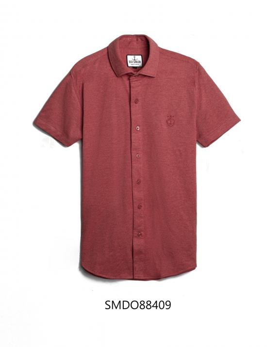 Áo sơ mi Polo OLD SAILOR - vải thun co giãn - O.S.L  Polo shirt - RED SMDO884091 - Đỏ - big size upto 4XL