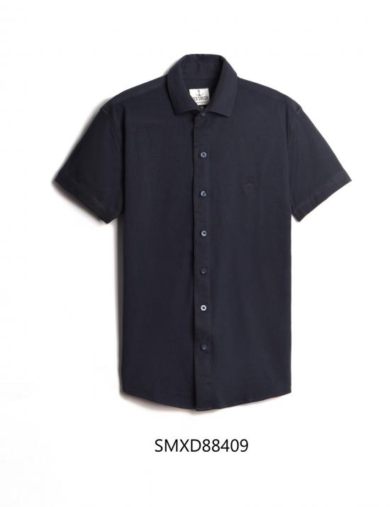 Áo sơ mi Polo OLD SAILOR - vải thun co giãn - O.S.L Polo shirt - Navy Blue  SMXD884091- xanh đen - big size upto 4XL