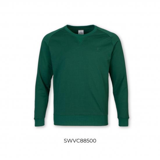 Áo sweater nam Old Sailor - O.S.L SWEATER BASIC - GREEN - SWVC88500 - xanh rêu - Big size upto 5XL