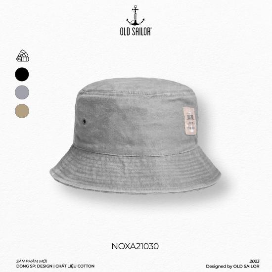 Nón bucket wash Old Sailor - grey - NOXA21030