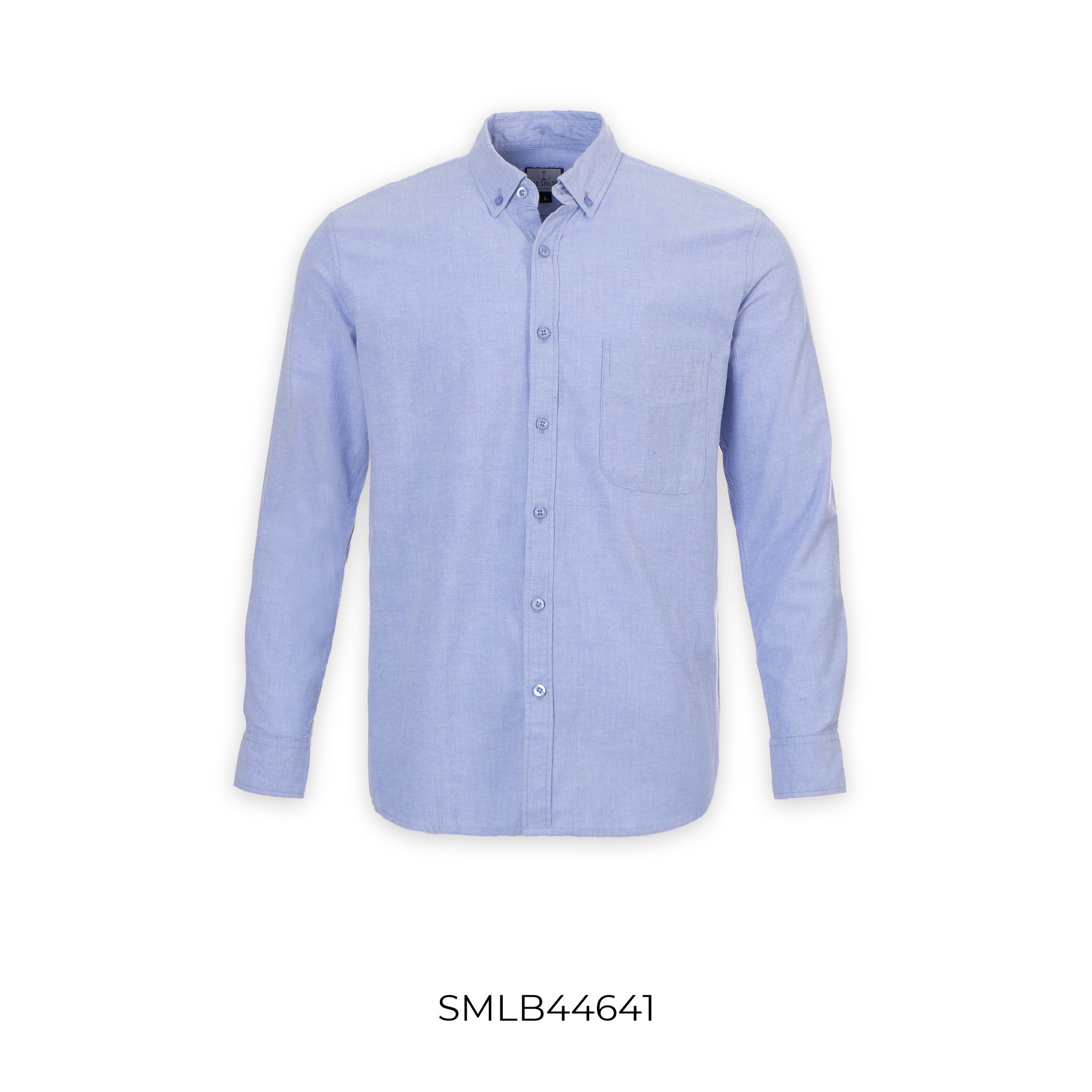 Áo Sơ Mi Oxford Tay Dài Nam Old Sailor - O.S.L Long Sleeve Oxford Shirt -  Blue - Smlb44641 -