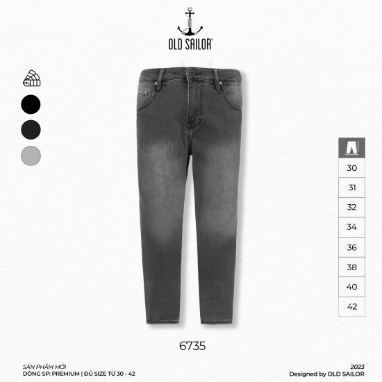 Quần jeans nam form slimfit Old Sailor - 6735 - Big size upto 42