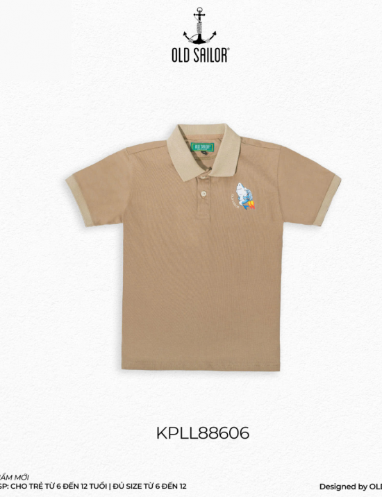 Áo Polo Shark Trẻ Em Old Sailor - KPLL88606