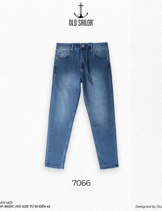 Quần Jeans Form Skinny Old Sailor - 7066 - Big size upto 44