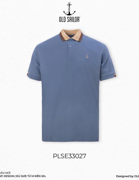 Áo Polo Embroidery Old Sailor - PLSE33027 - Big Size Upto 5XL