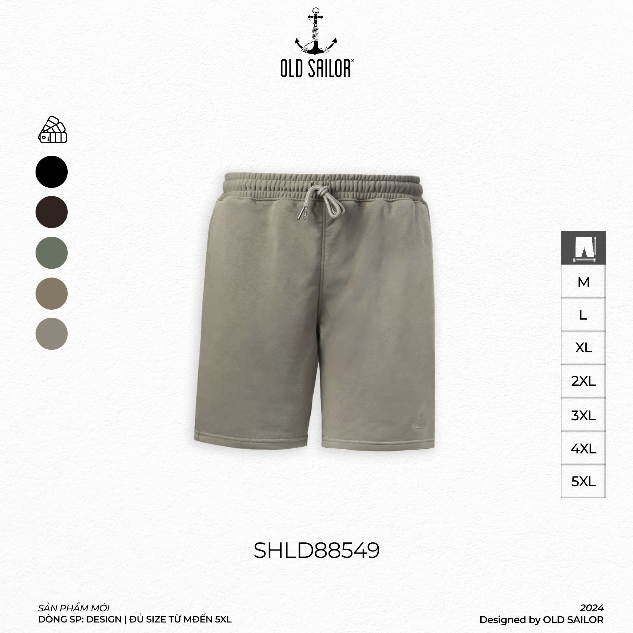 Quần Short Casual Old Sailor - SHLD88549 - Big Size upto 5XL