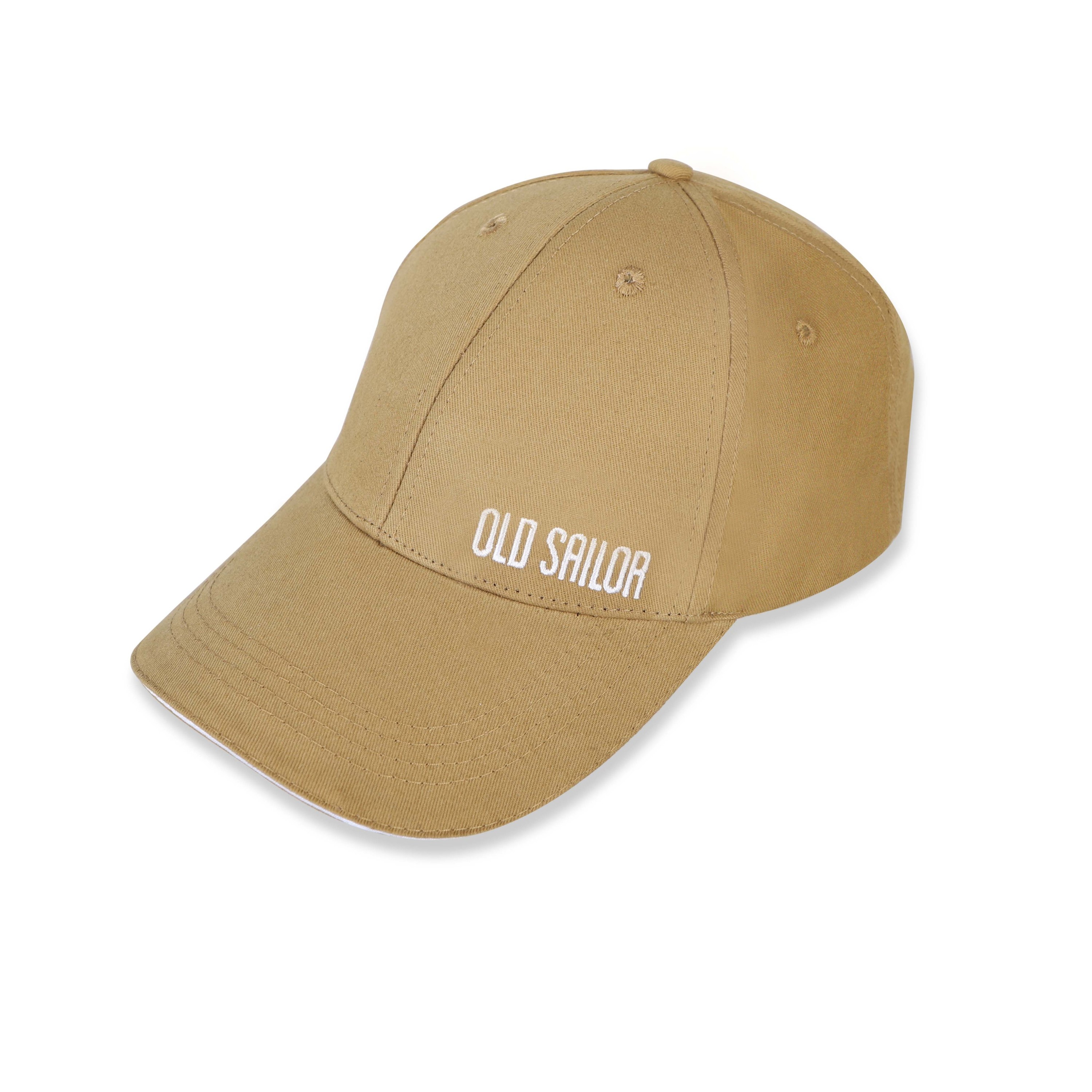 Nón thêu họa tiết Old Sailor - O.S.L BALL CAP - BEIGE - NOBT26007 - be viền trắng