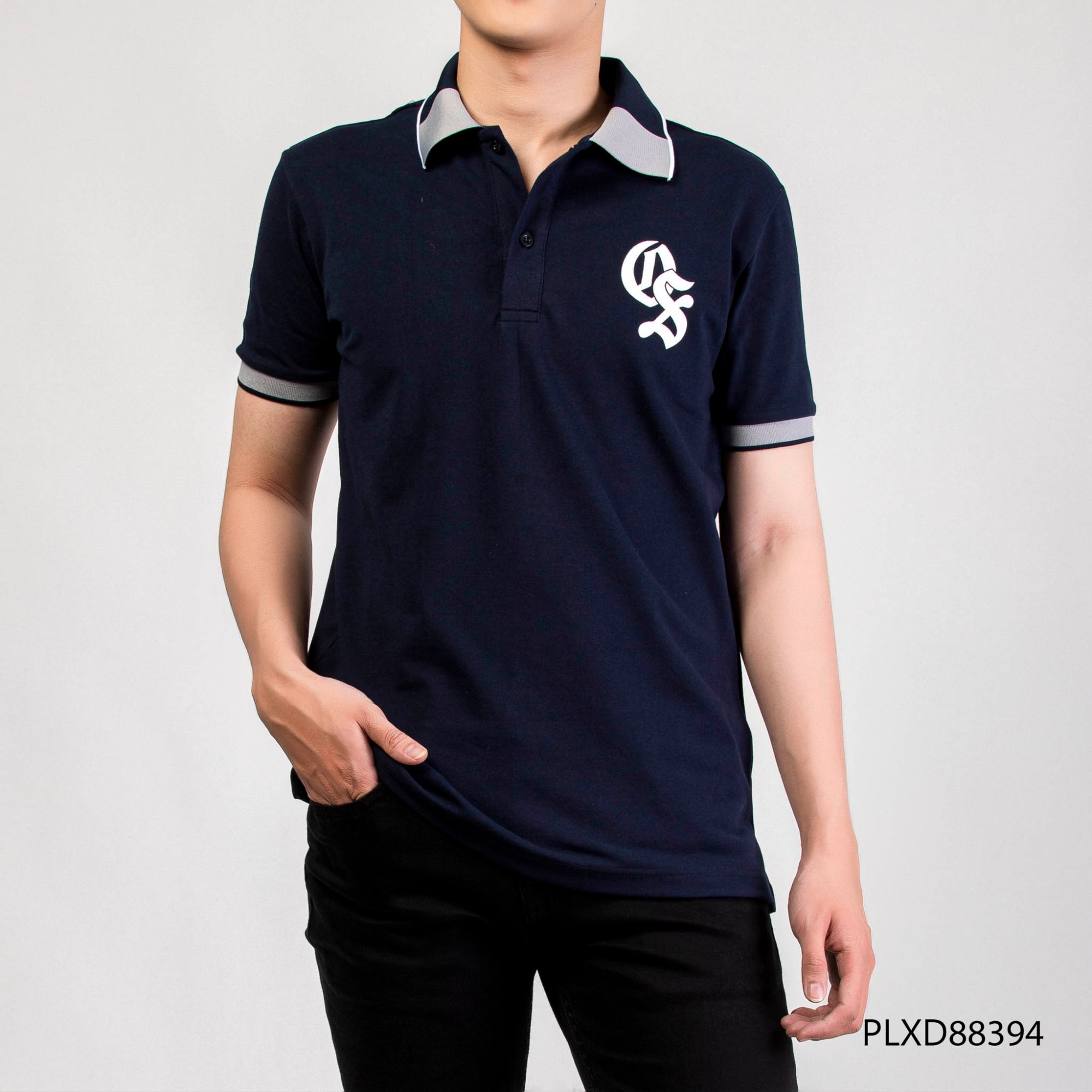 Áo thun Polo Old Sailor - O.S.L POLO - NAVY PLXD883941  -  xanh đen - big size upto 4XL