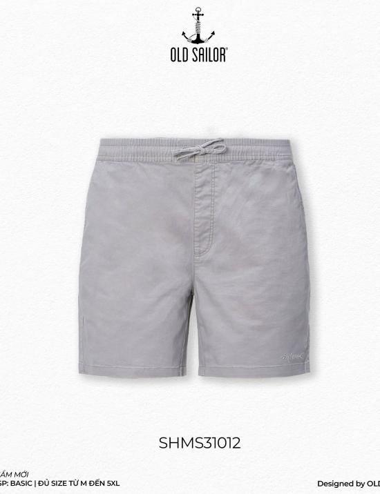 Quần Short Kaki Shark Old Sailor - SHMS31012 - Big Size upto 6XL