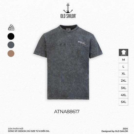 Áo Thun Wash Old Sailor - ATNA88617 - Big Size Upto 5XL